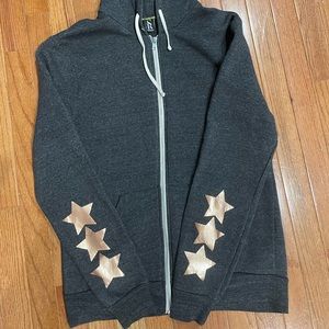 Style reform star zip up hoodie size medium